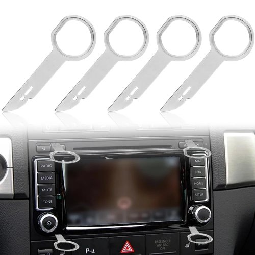 4 sztuki Klucze do Wyjmowania Radia Samochodowego do VW Audi Mercedes BMW