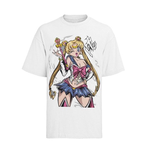 セーラームーン waifu アニメ レトロ Tシャツ Y2K ユニセックス（メンズ・レディース・キッズ）