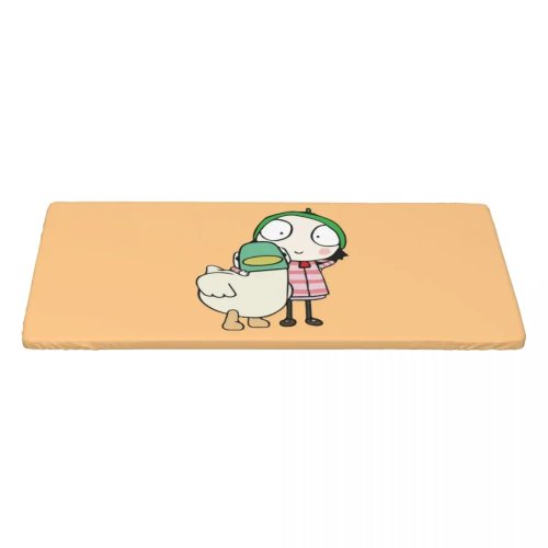 Sarah and Duck 맞춤형 직사각형 식탁보, 오일프루프 - 식사 이벤트용