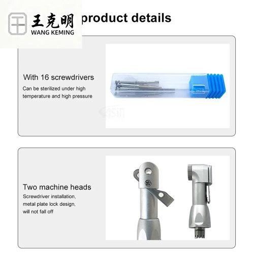 Drehmomentschlüssel für Zahnimplantate, Rastkopf (Latch), 5–35 N·cm, mit 12 Einsätzen — universelles Dentalinstrument