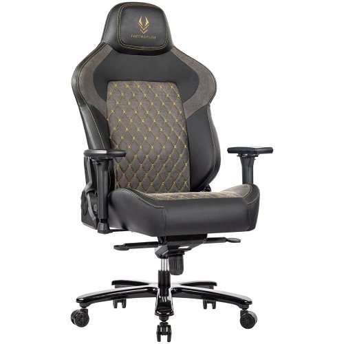 Silla gamer Big & Tall — soporte hasta 200 kg (440 lb), base metálica, lumbar de memory foam, reposabrazos 4D, personalizable