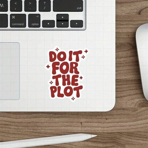 Наклейка Plot - Чудово підходить для натхнення творчості на робочому місці, у планерах або під час письма. Використовуйте вдома, у кафе, де завгодно.