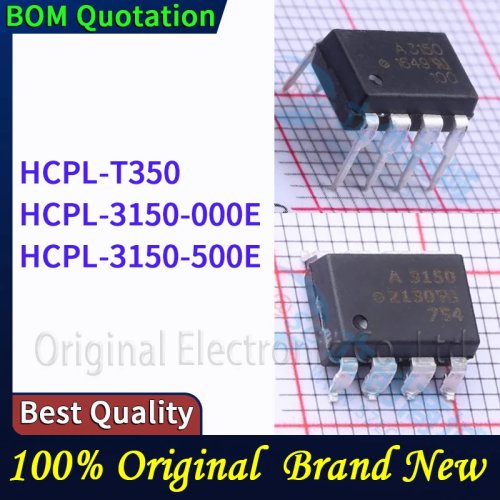 Optocoupleur HCPL-T350 / HCPL-3150-000E / HCPL-3150-500E (AT350V A3150) — en stock, expédition sous 48 h