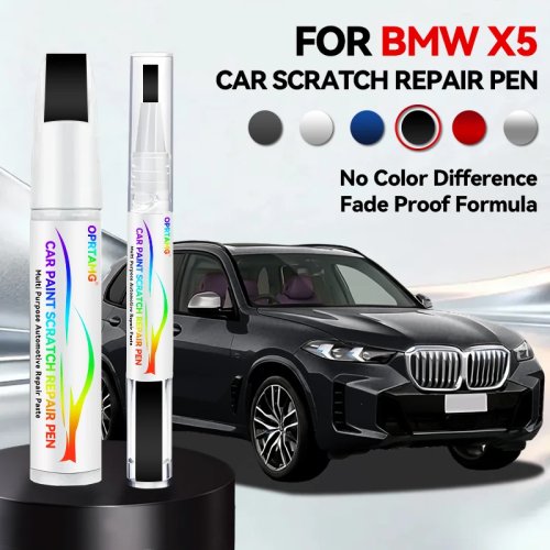 Bolígrafo de pintura para coche para BMW X5 1999-2025 - Reparación de arañazos, Colores: Gris C5A, Blanco 300, Negro 416, Verde C3D, Azul C1K