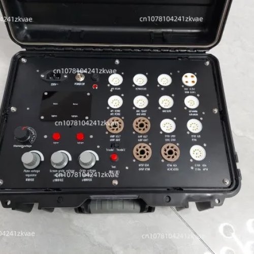 Volledige Engelse versie van de elektronische buizentester GS-360p, de nieuwste versie van de vacuümbuizentester