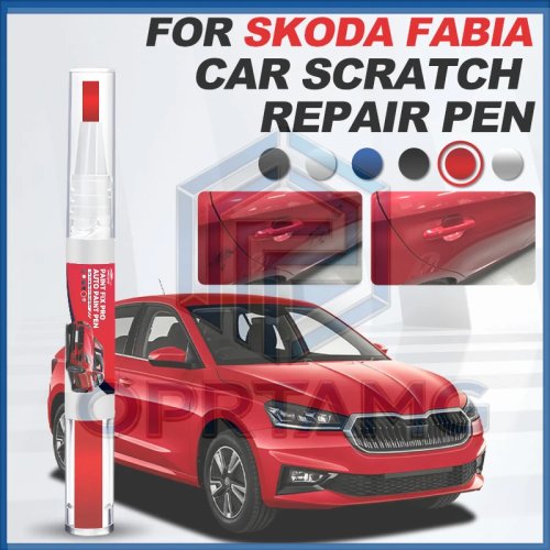 ปากกาซ่อมสีรถ Skoda Fabia 1999-2025 - ลบรอยขีดข่วน - อุปกรณ์รถยนต์ DIY