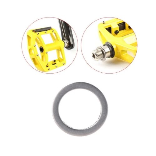 37JE Lot de 2 entretoises / rondelles pédale et manivelle en acier inox pour VTT