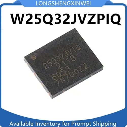 1 pieza Nueva W25Q32JVZPIQ WSON-8 IC Memoria Flash SPI 32Mbit (4MB)