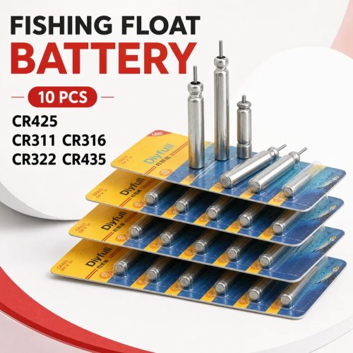 3Vリチウムピン電池10個入り CR425 CR322 CR311 CR316 CR435 夜光釣り浮き交換用
