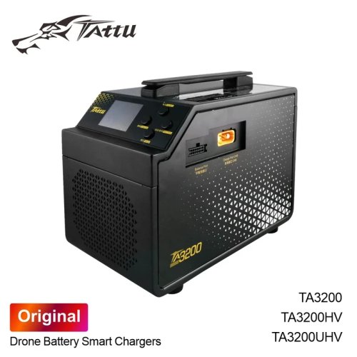 TATTU TA3200 TA3200HV TA3200UHV Airline Fast Charger 6S-14S High-Power 3000W 60A Dual-Channel Lithium Battery Charger