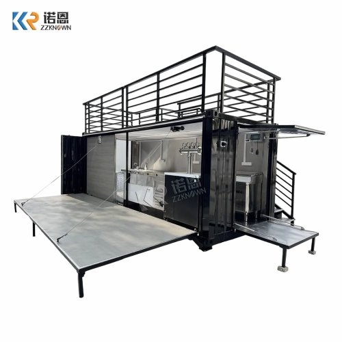 Container préfabriqué pour café/boutique — Local modulaire, restaurant/bar et kiosque à café