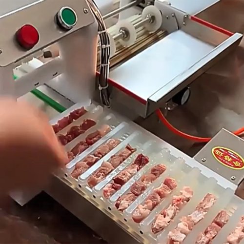 Máquina automática elétrica para espetadas de borrego (kebab/souvlaki/döner)
