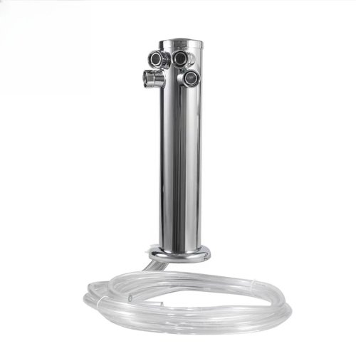 Edelstahl Bierausschank Kegerator Tower mit 1/2/3/4 Zapfhahn-Set