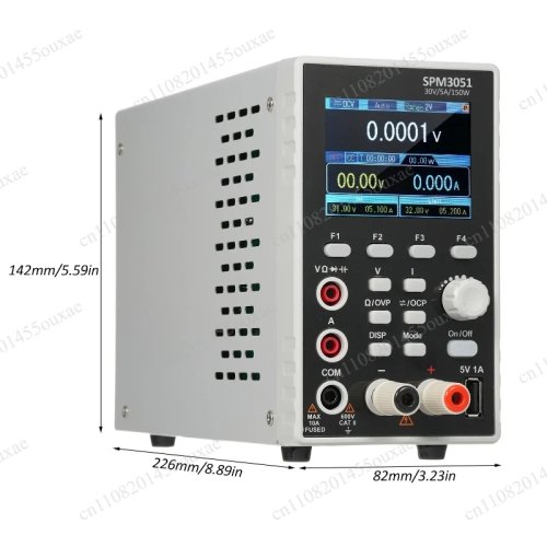 เครื่องจ่ายไฟ DC สำหรับห้องทดลอง OWON ปรับโปรแกรมได้ 1 ช่อง — กระแสคงที่ มีมัลติมิเตอร์ในตัวและปุ่มควบคุม