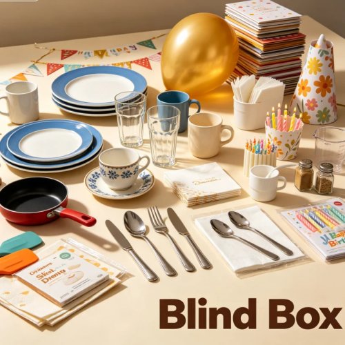 Blind Box de Comedor Sorpresa - Accesorios de Mesa Ocultos, Disfruta de una Emocionante Experiencia de Desempaquetado