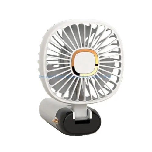 HX6A Rechargeable Neck Fan 800mAh – Wearable & USB Desktop Fan with Extended Battery and Phone Holder