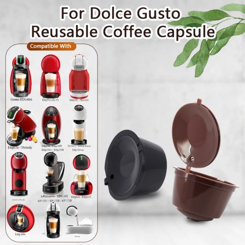 Capsula riutilizzabile ricaricabile compatibile con Nescafé Dolce Gusto