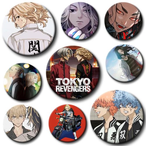 Klassischer Anime Tokyo Revengers Enamel Pin – Manjiro Ken Takashi Anstecknadel