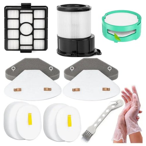 Conjunto de filtros AC39 para Shark PowerDetect Clean & Empty (compatível com IP3251EUT, IP3225EUT, IP3253EUT) – filtros de substituição e acessórios