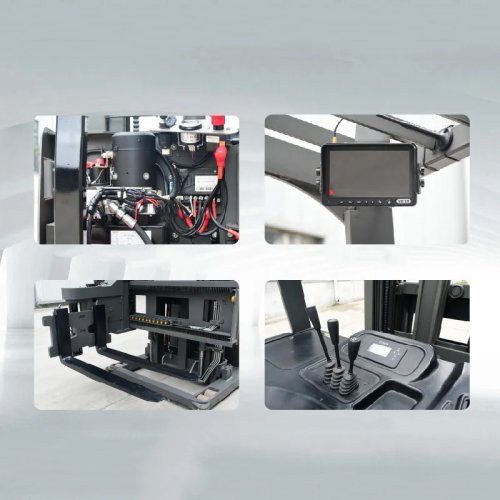 3-Way Forklift, 1.6-Ton/1.2-Ton Stand-Up Electric Stacker, Narrow-Aisle, 2-Stage/3-Stage (Customizable)