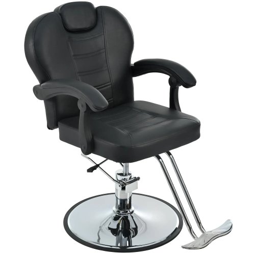 Fauteuil de coiffure classique inclinable, pivotant 360°
