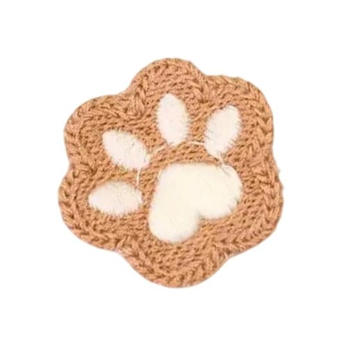 Patches bordados patas de gatinho para costurar — Aplicações DIY para jeans, bonés, malas, cachecóis, roupa e cortinas