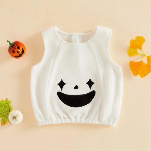 Fleecevest peuter kostuum pompoen rits Halloween outfit