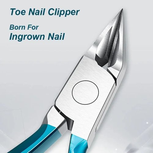 Pince à ongles pour orteils en acier inoxydable — pour ongles incarnés et épais, usage professionnel