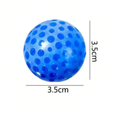 Paket 10 Bola Squishy Sensorik Mini 3,5 cm – Mainan tekan lembut anti-stres untuk anak & dewasa, menenangkan untuk autisme/ADHD, hadiah ulang tahun, suvenir sekolah