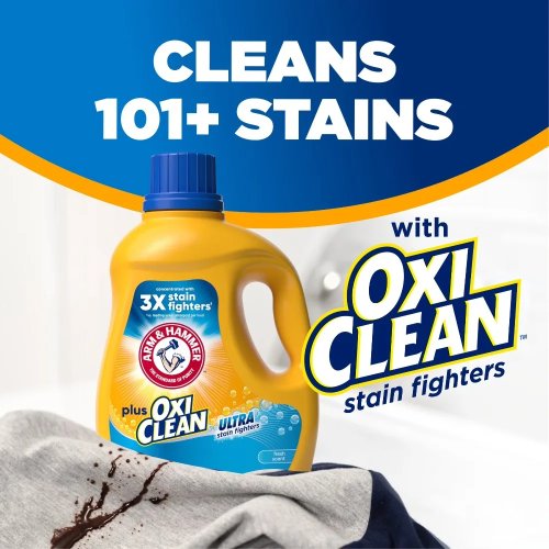 Ultra Stain Fighters liquid laundry detergent — Fresh scent, 32.5 fl oz (960 ml) / 96.1 fl oz (2.84 L)