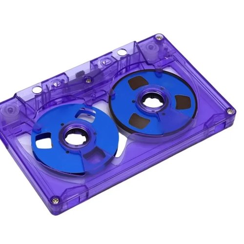 Nastro audio trasparente vergine registrabile — alta qualità, stabile e veloce, personalizzabile