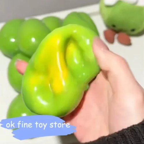 Schylling Pelota Antiestrés Mango — Squishy que cambia de color, juguete sensorial y fidget ASMR para niños y adultos, alivio de estrés/TDAH