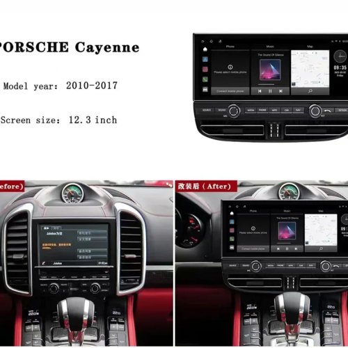 7862S 8G+256G CarPlay Android Auto 13.0 Telecamera 360° Lettore DVD Auto GPS Navigatore WIFI Bluetooth RDS Radio per Porsche Cayenne 2010-2017