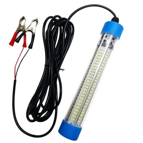 A76I 50W Underwater LED Fishing Light 12V/24V 5000lm Waterproof Submersible for Boat, Dock & Ice Fishing