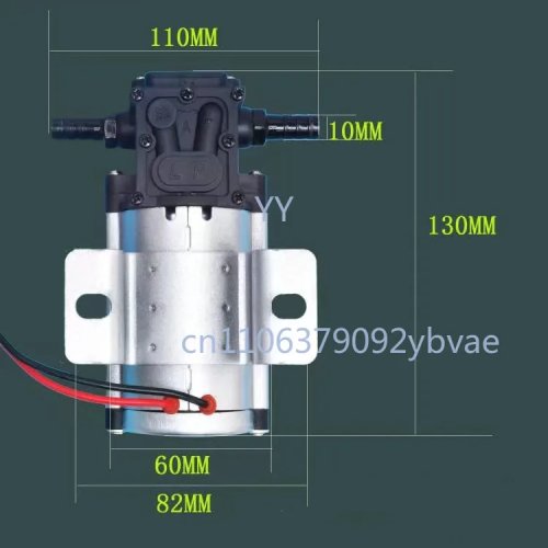 Bomba eléctrica para vino 12V grado alimenticio con manguera de silicón de 4 m y boquilla de llenado