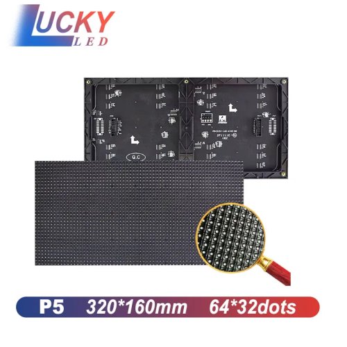 Indoor P5 SMD2121 RGB LED-Matrixmodul 64×32 Pixel, 1/16 Scan, HUB75-Schnittstelle