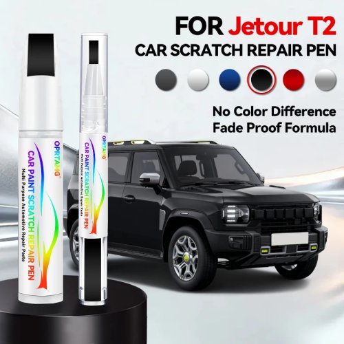 Карандаш для ремонта краски автомобиля Chery Jetour T2 - Удалитель царапин белый, черный, синий