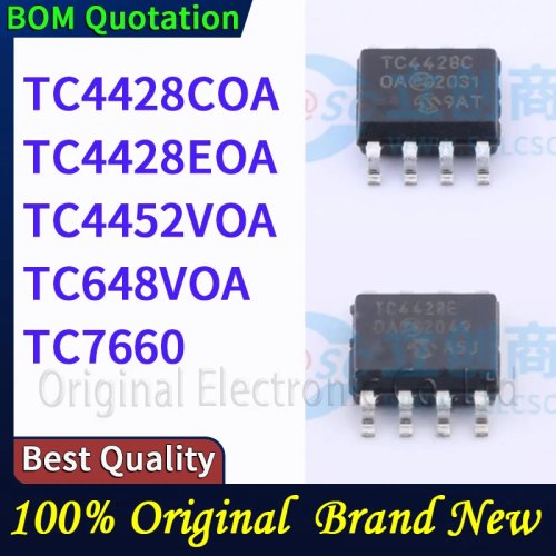 TC4428COA / TC4428EOA / TC4452VOA / TC648VOA / TC7660 – دوائر متكاملة (IC)، متوفرة في المخزون، الشحن خلال 48 ساعة