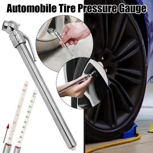 Medidor de Pressão de Pneus Portátil em Forma de Caneta - Monitor de Pressão de Ar Universal para Carro Moto