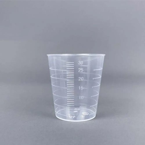 Doseur gradué en plastique transparent, mini bécher avec graduation pour cuisine et pâtisserie