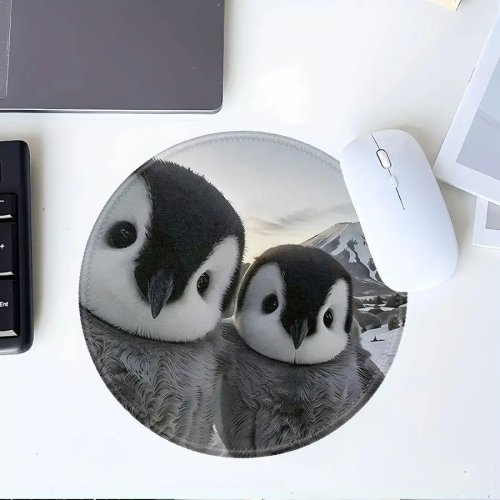 Alfombrilla Penguin Daisy antideslizante para ratón y teclado, para ordenador/portátil, gaming y oficina