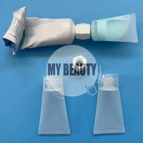 Wadah Pasta Gigi Perjalanan Isi Ulang 3/6 Pcs 30ml Lembut Bebas BPA Tabung Peras untuk Penyimpanan Cairan Toiletries