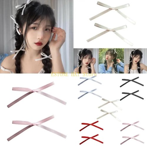 Set 2 pcs Jepit Rambut Duckbill Pita untuk Wanita dan Gadis, Anti Slip untuk Poninya, Aksesori Rambut Musim Semi/Musim Panas