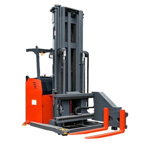 Xe nâng điện đứng 1,6/1,2 tấn, 3 chiều, hàng hẹp, cột nâng 2/3 tầng, tùy chỉnh
