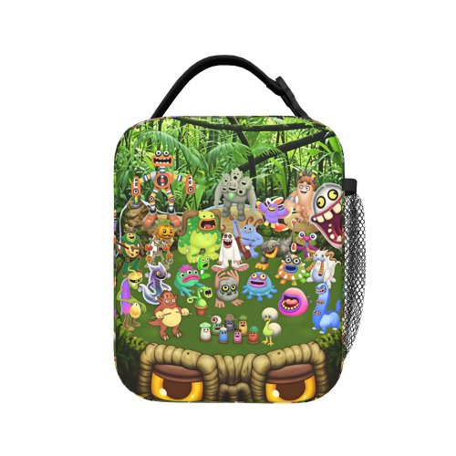 حقيبة غداء بشخصيات My Singing Monsters - حقيبة طعام معزولة للمدرسة