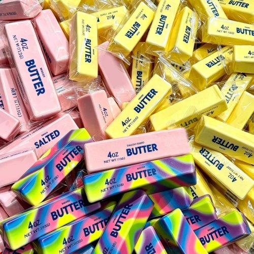 1 Stück Butter Stick Squishy Toy – Langsam aufgehend, weich, nass-elastisch, portabler Stressabbau-Fidget-Spielzeug für Konzentration