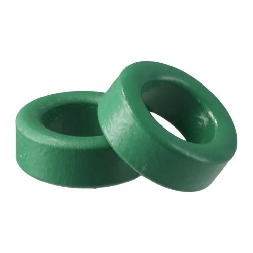 Noyau ferrite torique 22×14×8 mm — anneau pour transformateur/filtre antiparasites (vert)