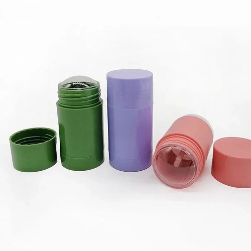 Lege deodorantcontainer 40g, navulbare plastic draaibuis voor DIY natuurlijke deodorantstick