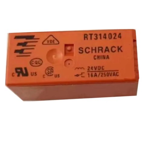 รีเลย์ SCHRACK RT314024 24VDC 16A/250VAC DIP8