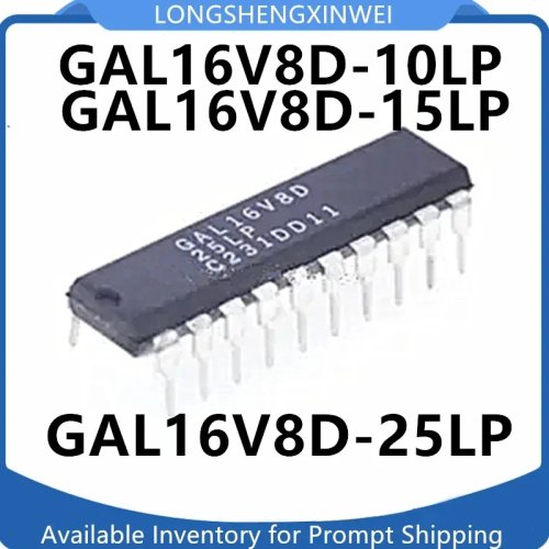1 unidade GAL16V8D-10LP GAL16V8D-15LP 25LP DIP-20 Novo
